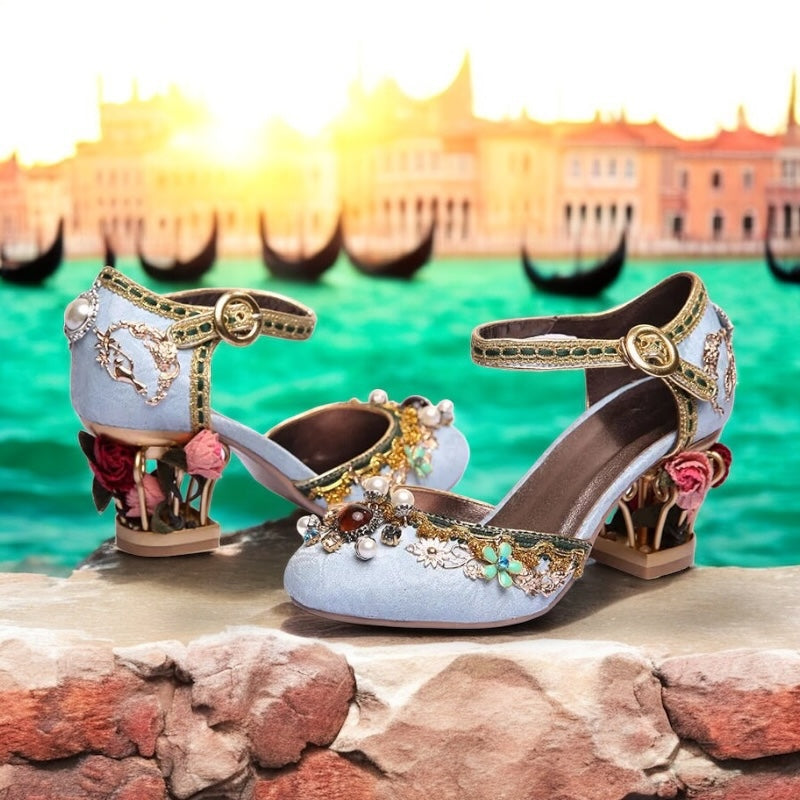 Tacchi Giardino Incantato (Enchanted Garden Heels) / Tacchi Fioritura Barocca (Baroque Bloom