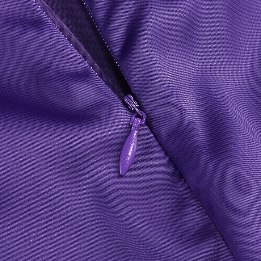 Robe de soirée en satin taille haute, dos nu, couleur unie, col licou