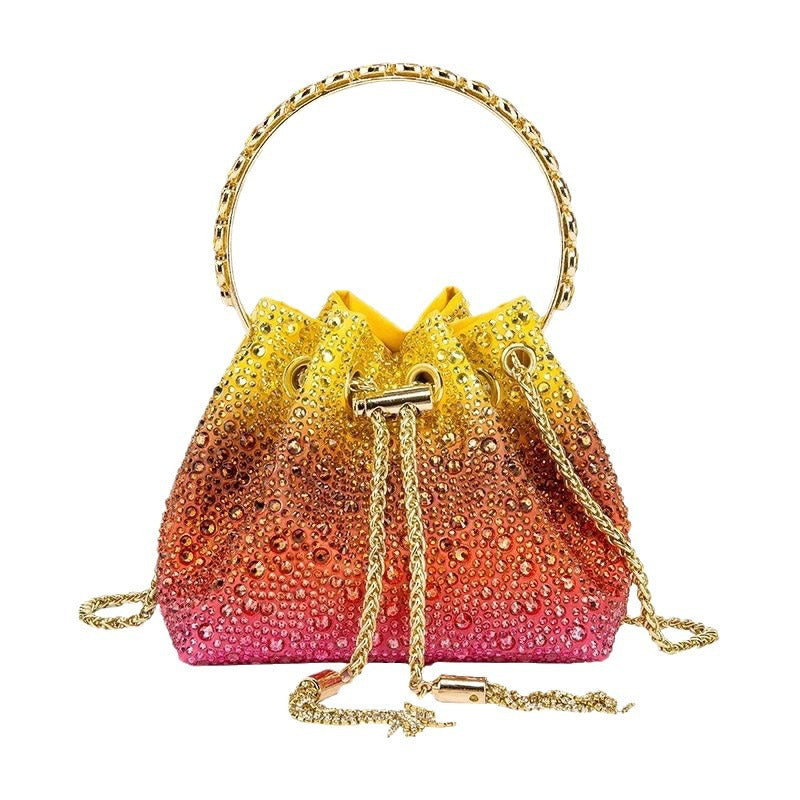 2025SS Rhinestone Crossbody Convertible Handbag in 3 Fashion Colours