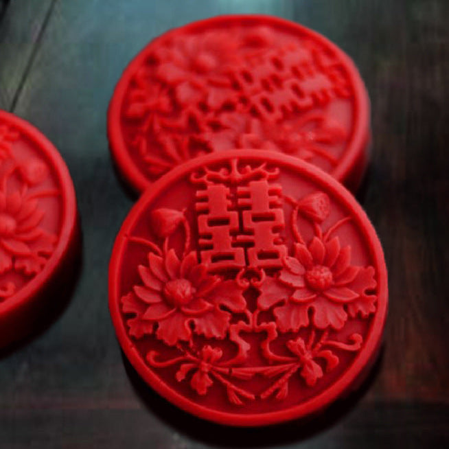 Festive Double Xi Word Soap Handmade Essential Oil Soap Wedding Soap Red Soap Gift Gift Box Wedding Gift Soap