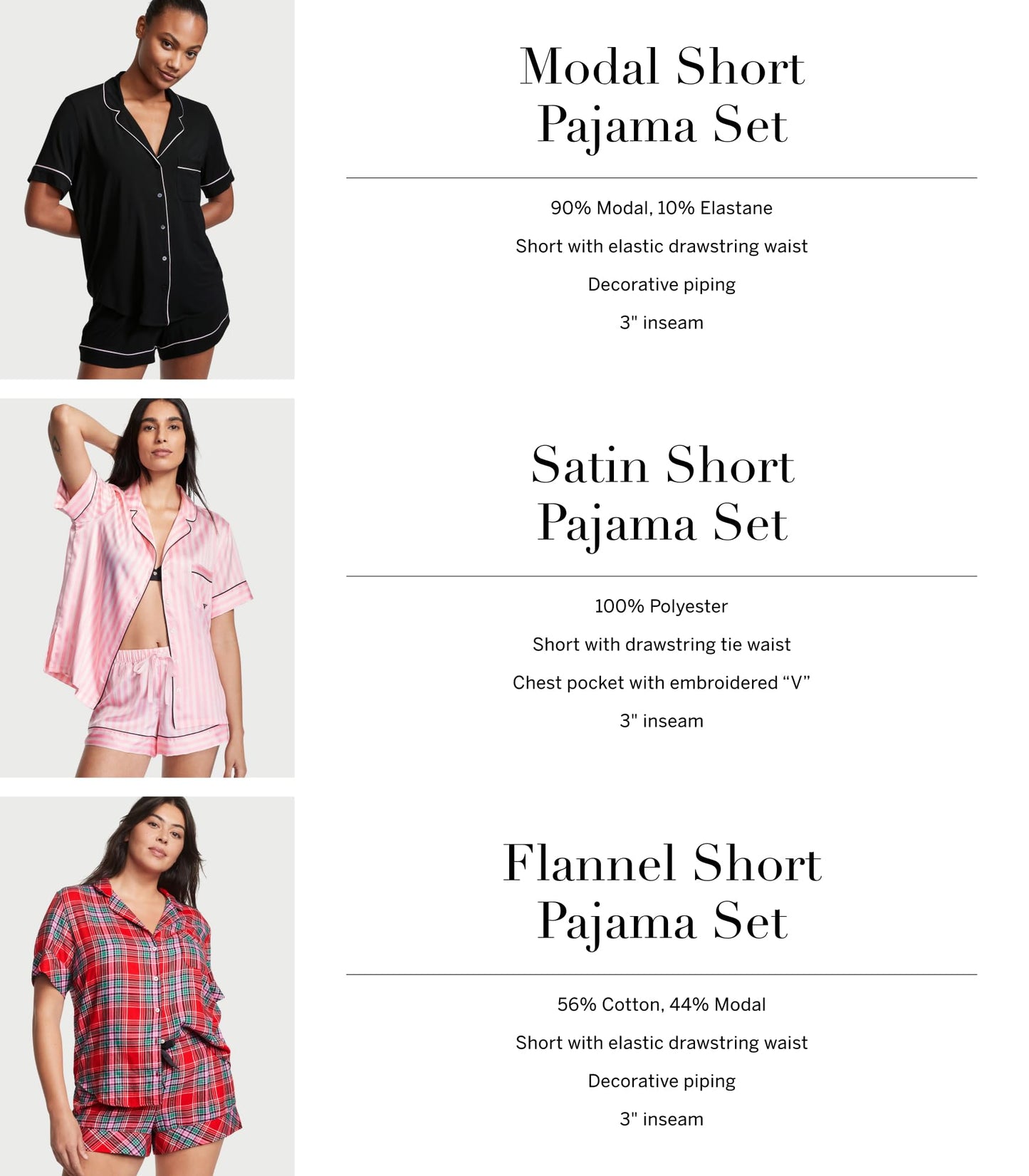 BEST AMAZON FINDS | Victoria’s Secret Lady’s Iconic Satin Pajama Sets in 5 Sexy Prints | https://amzn.to/3BtNPY9