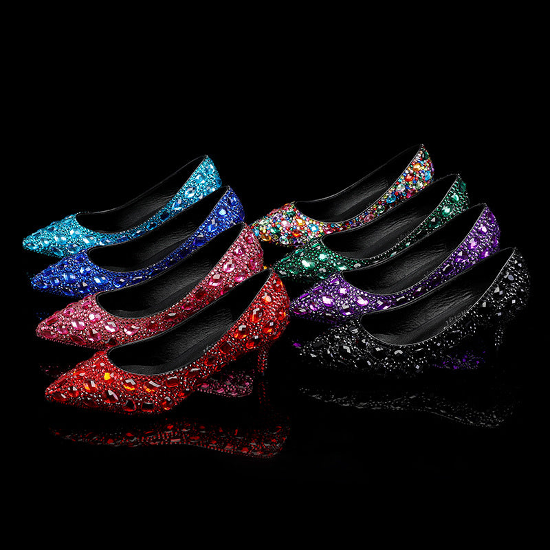 Multi Colored Gems 5cm High Heels (Custom-Made)