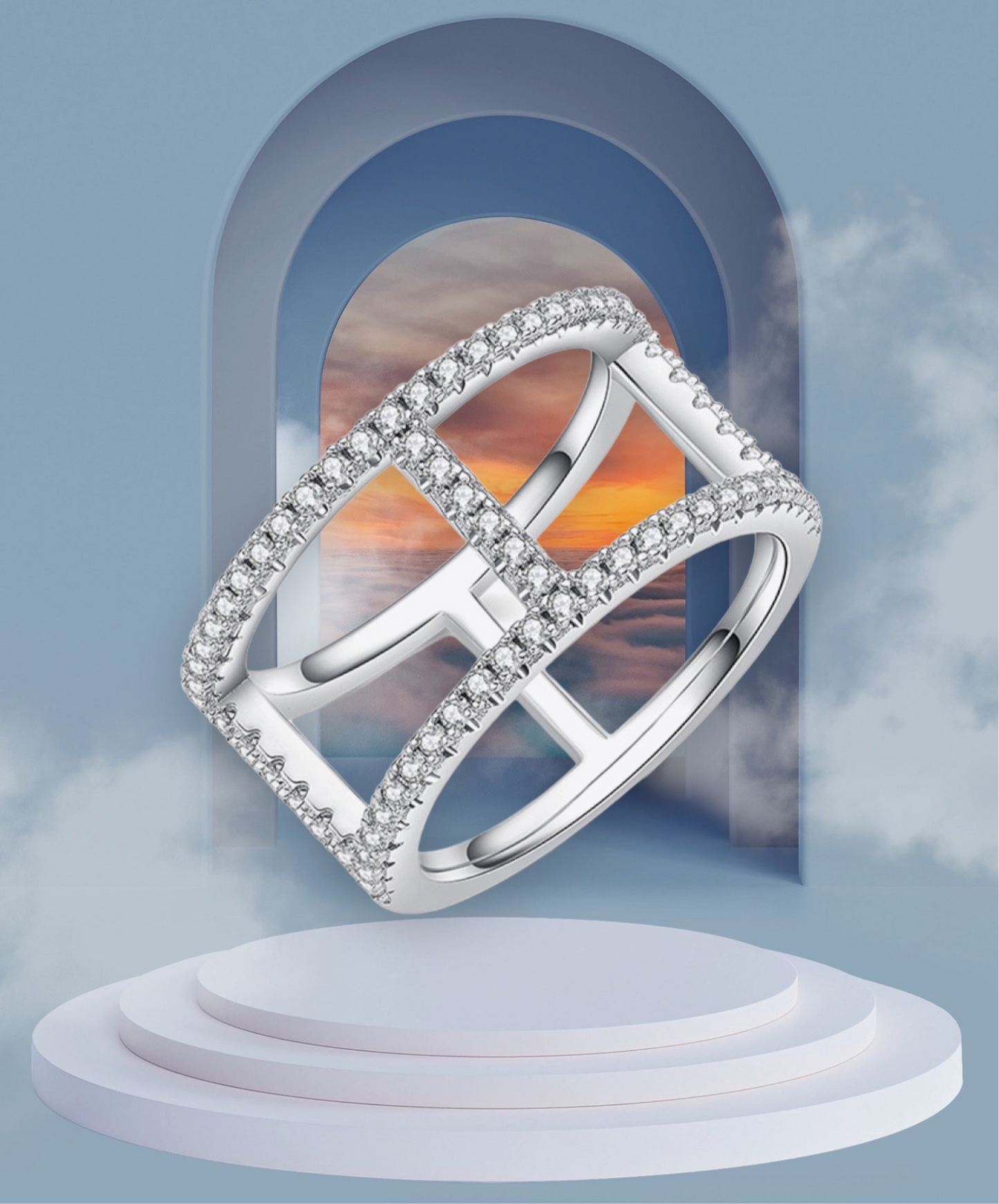 Always Get Better Moissanite Ring