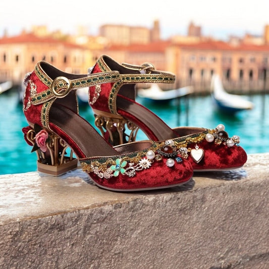 Tacchi Giardino Incantato (Enchanted Garden Heels) / Tacchi Fioritura Barocca (Baroque Bloom