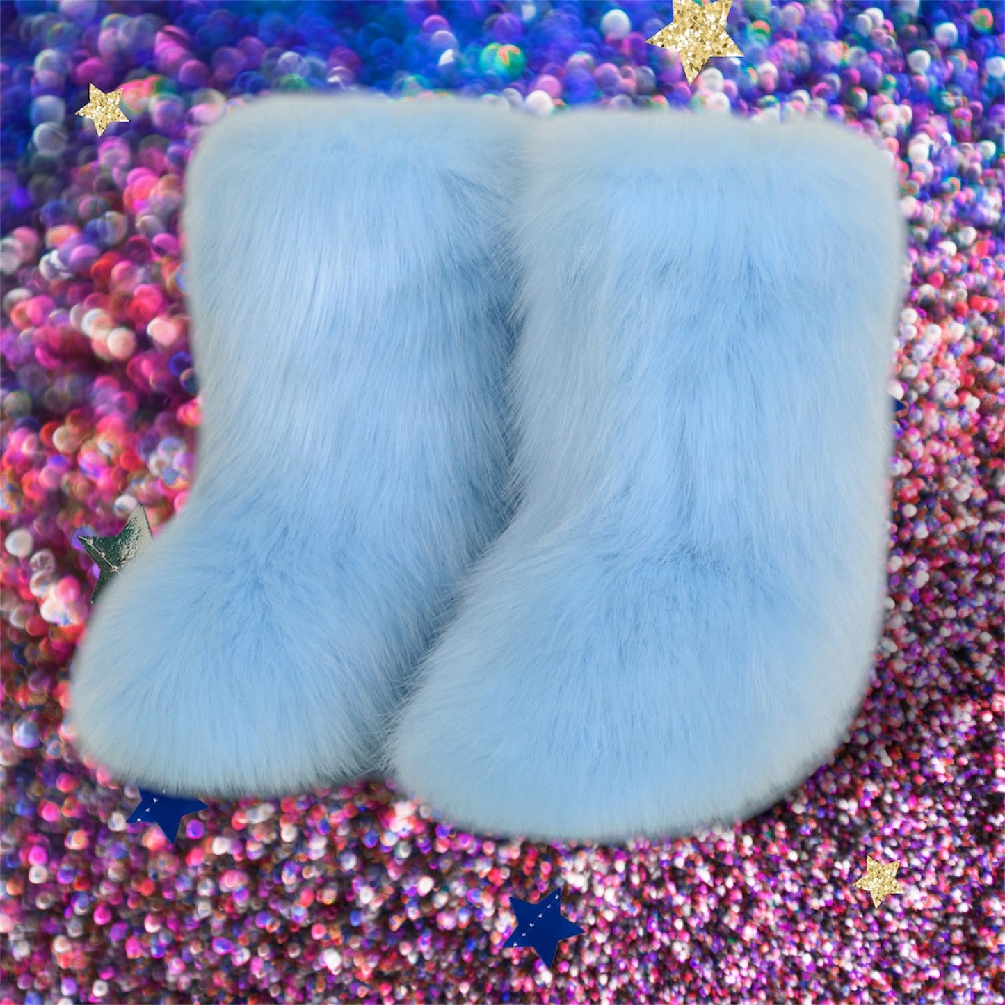 Cozy Fuzzy Platform Boots in 8 Colors