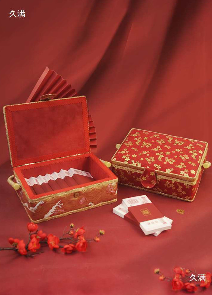 Gift Money Box, Wedding Gift Box, Engagement Gift Box, Dowry Gift Box, Ten Thousand Yuan Red Envelope, Engagement Supplies