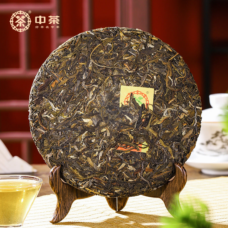 Classic Pu'Er Raw Tea 7861 Yunnan Seven-Buddha Cake Tea Whole Pack 357g*7 Cakes Chinese Time-Honored Brand
