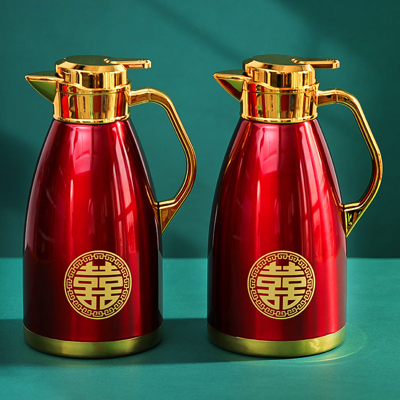 Complete Set Of Wedding Dowry Items For The Woman's Family, High-End Wedding Red Suitcase, Dowry And Wedding Supplies