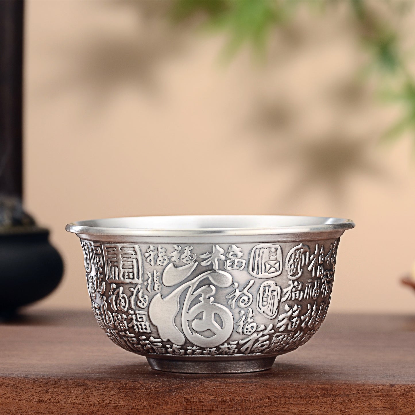 Silver Bowl 999 Sterling Silver Set Genuine Household Baby Snowflake Silver Bowls, Chopsticks, Silver Chopsticks And Spoon Three-Piece Set