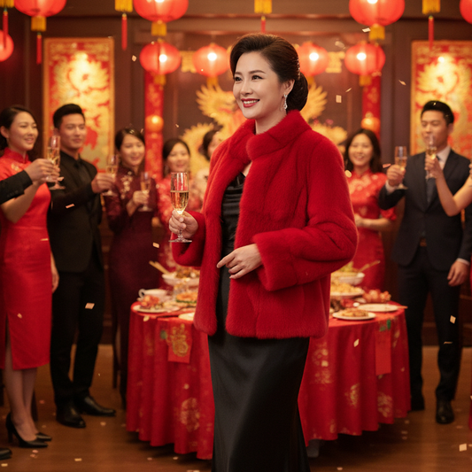 BEST SELLER ｜Premium Rabbit Fur Women's Winter Jacket